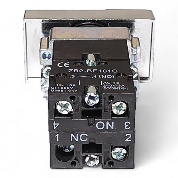 Фото - Кнопка з підсв. BW8475 24VAC/DC 1NO/1NC без фікс.