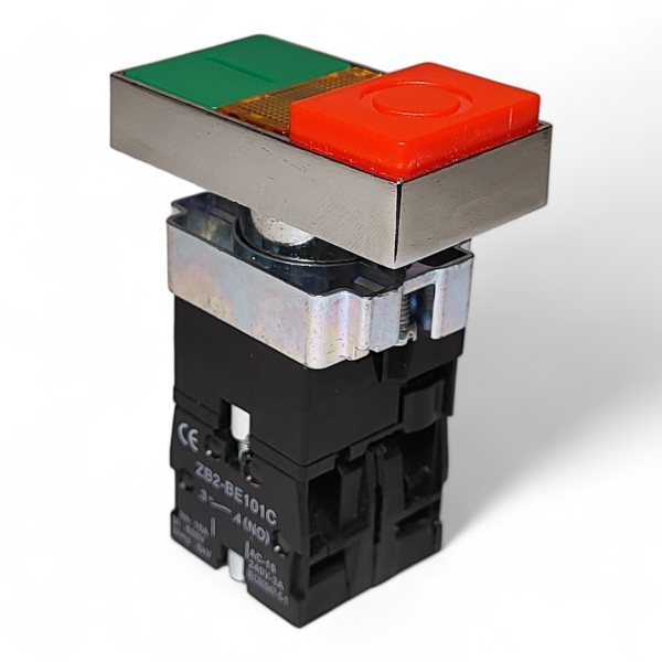 Фото - Кнопка з підсв. BW8475 24VAC/DC 1NO/1NC без фікс.