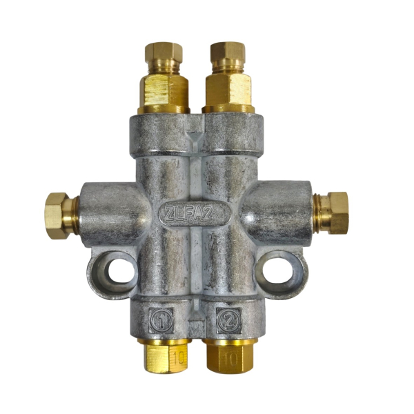 Фото - Прогресивний розподільник для рідкого мастила ZLFG2-11 на 2 виходи