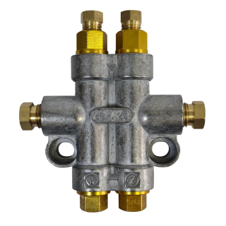 Фото - Прогресивний розподільник для рідкого мастила ZLFG2-22 на 2 виходи