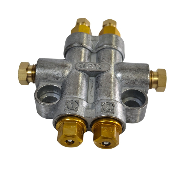 Фото - Прогресивний розподільник для рідкого мастила ZLFG2-22 на 2 виходи
