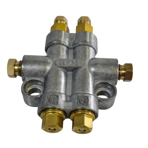 Фото - Прогресивний розподільник для рідкого мастила ZLFG2-33 на 2 виходи