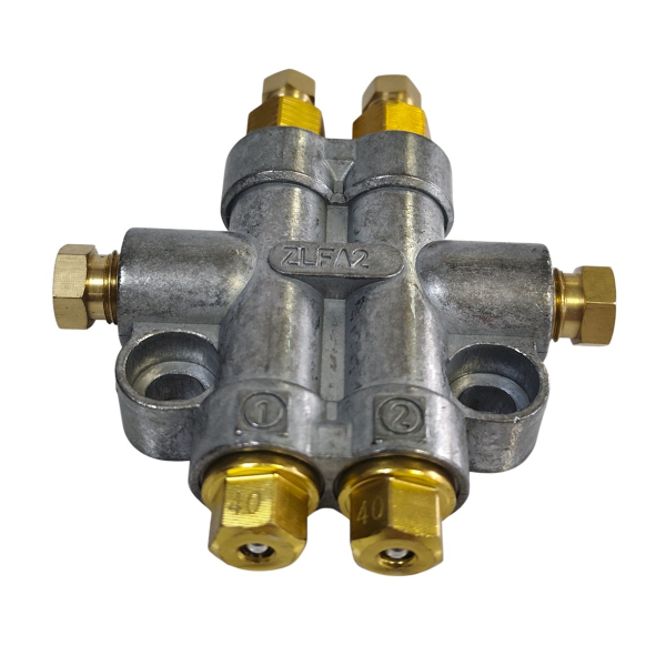 Фото - Прогресивний розподільник для рідкого мастила ZLFG2-44 на 2 виходи