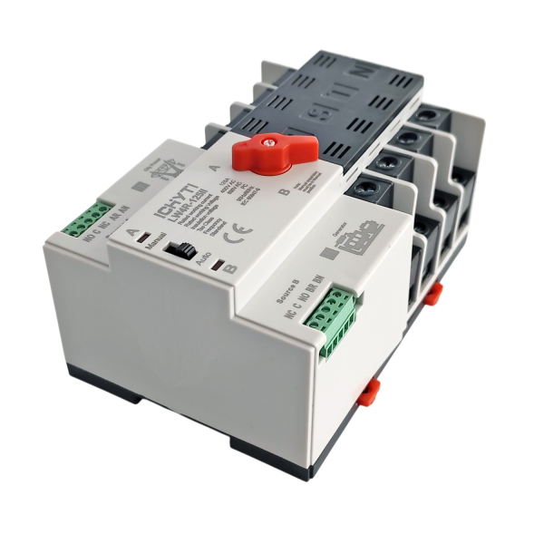 Фото - Автоматичний перемикач джерела живлення LW4R-125 4 полюси  125А GRID/GEN