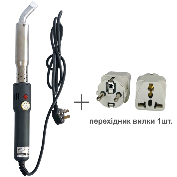 Фото - Паяльник 800Вт 220В з регулюванням температури та перехідником