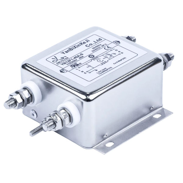 Фото - Фильтр ВЧ EMI 250VAC 40A 1ф YB42F3-40A-S