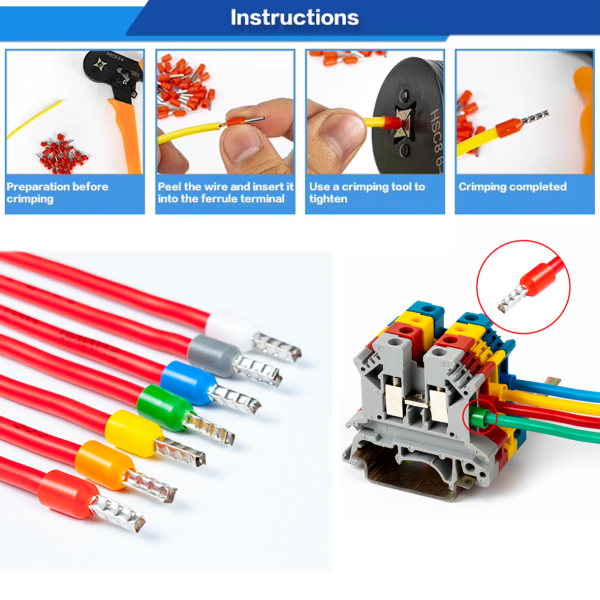 Фото - Кабельний наконечник трубчастий 1,5мм² E1518 (уп. - 100шт)