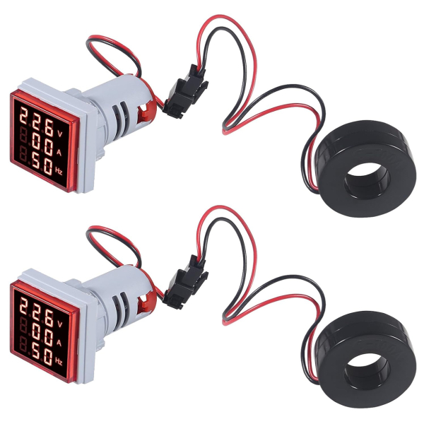 Фото - Цифровий індикатор AD101-22VAHZS 60-500V. 0-100A (червоний)