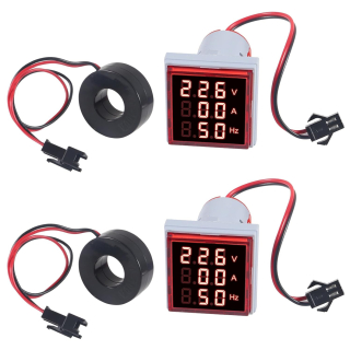 Фото - Цифровий індикатор AD101-22VAHZS 60-500V. 0-100A (червоний)