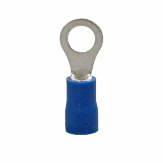 Фото - Кабельний наконечник кільцевий RV1.25-4L (блакитний уп. - 100шт)