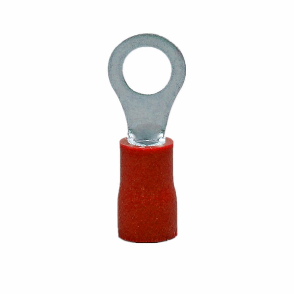 Фото - Кабельний наконечник кільцевий RV1.25-8 (червоний уп. - 100шт)