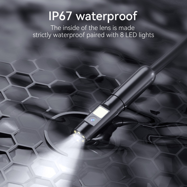 Фото - Ендоскоп поворотний ANESOK C43, 360°, 2 камери 8,5мм, 5 метрів