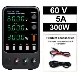 Фото - Лабораторний блок живлення APS605H 310Ватт (0-60Вольт х 0-5Ампер)