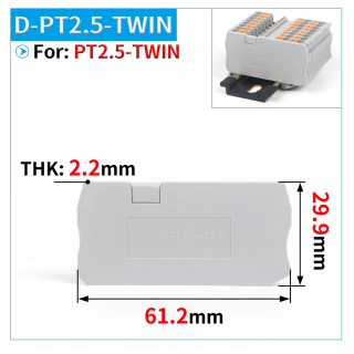 Фото - Кінцева кришка D-PT 2.5 TWIN
