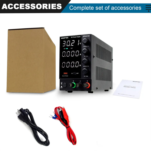 Фото - Лабораторний блок живлення 30 В, 10 А, DPS3010U