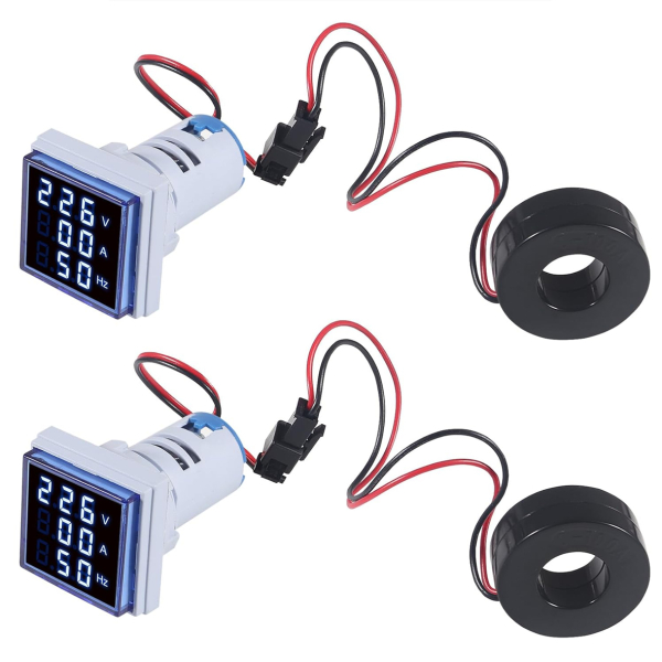 Фото - Цифровий індикатор AD101-22VAHZS 60-500V. 0-100A (блакитний)