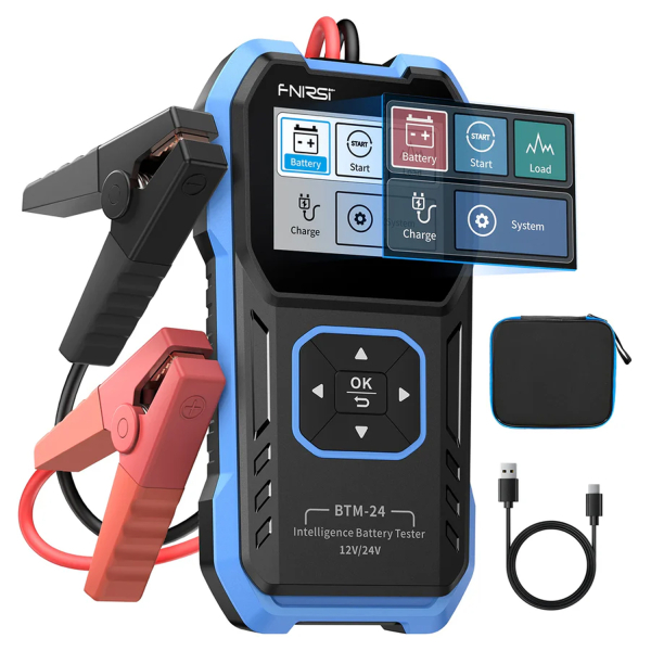 Фото - FNIRSI BTM-24 тестер акумуляторів CCA 2000A,12V/24V
