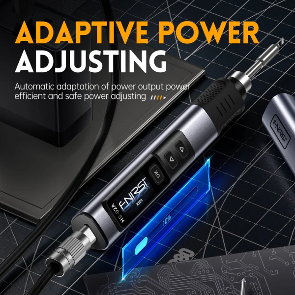 Фото - FNIRSI HS-02A box + 6 жал паяльна станція + блок живлення 100W