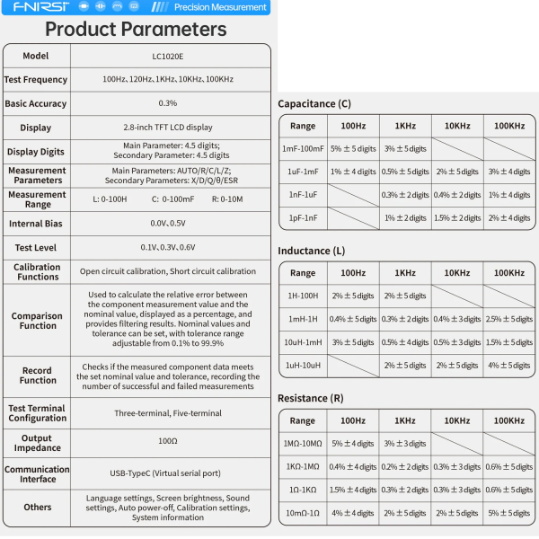 Фото - FNIRSI LC1020E тестер багатофункціональний