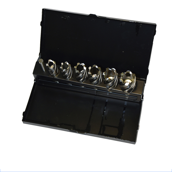 Фото - Набір фрез кільцевих HSS 16-26мм 6 предм.