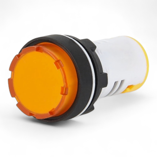 Фото - Лампа індикатор AD16-22ES жовта 12VAC/DC