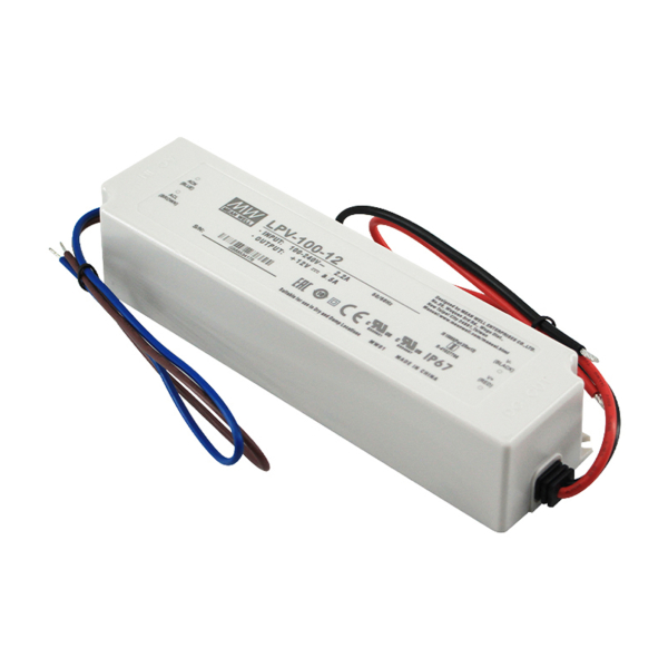 Фото - Блок живлення Mean Well LPV-100-12 оригінал (12VDC, 100W), IP67