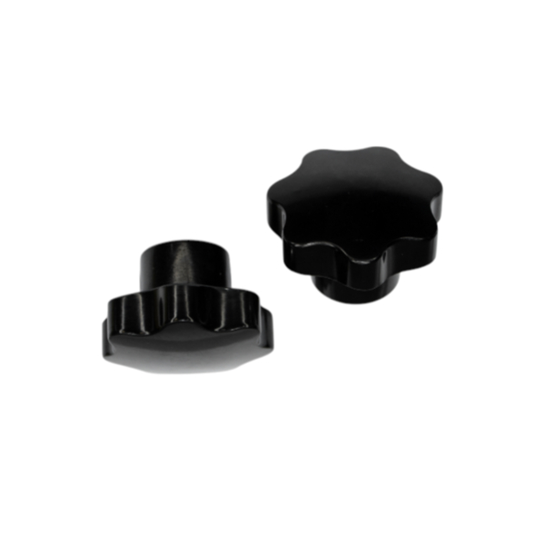 Фото - Ручка фіксатор бакелітова внутрішня різьба М12 діам. 63мм