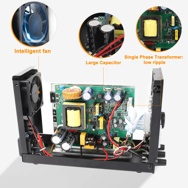 Фото - Блок живлення лабораторний SPPS1203D 360Ватт (0-120Вольт х 0-3Ампер)