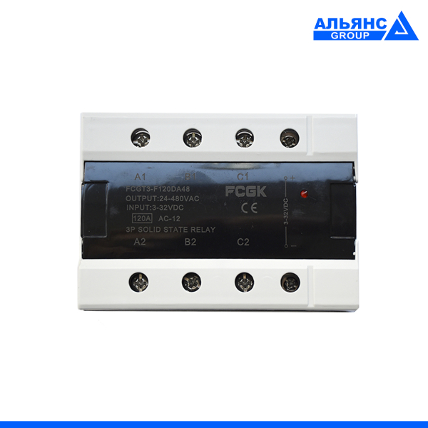 Фото - SSR реле 3 фази FCGT3-F80DA, 80А, DC-AC