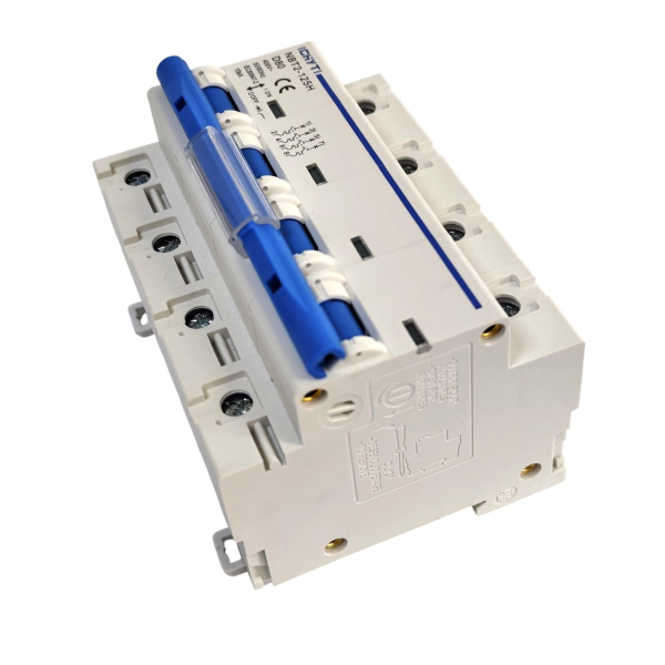 Фото - Автоматичний вимикач 4полюси 80А DIN рейка CHYT NBT2-125H