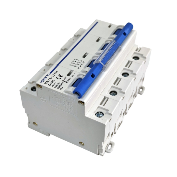 Фото - Автоматичний вимикач 4полюси 100А DIN рейка CHYT NBT2-125H