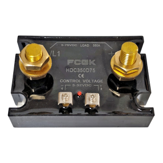 Фото - SSR реле 1фаза HDC350D75, 350А, DC-DC