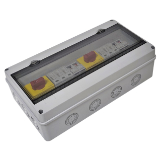 Фото - Сонячна фотоелектрична система захисту 2вх/2вих 32А/1000VDC струм напруга блискавкозахист IP65 