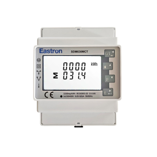 Фото - Счетчик электроэнергии 3ф двунаправленный Eastron SDM630MCT (RS485), класс точности 0.5S, оригинал
