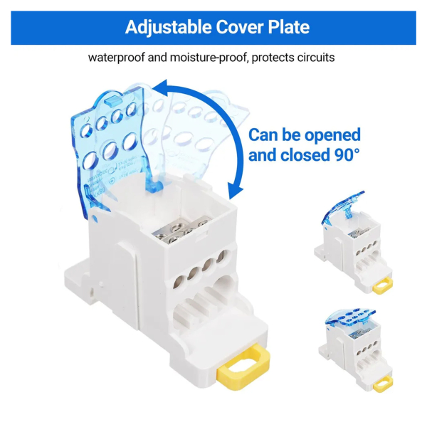 Фото - Блок розподільчий на DIN рейку UKK80A