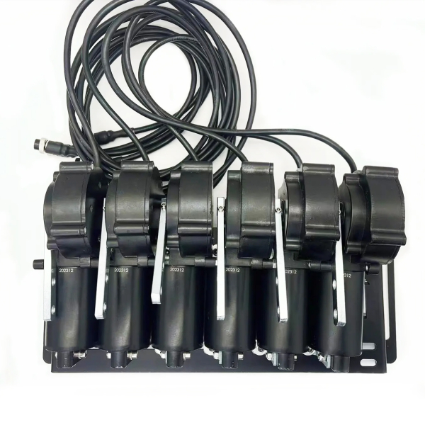 Фото - Комплект радіоуправління пропорційний з сервоприводами (6 джойстиків + 1) DC 12-24V