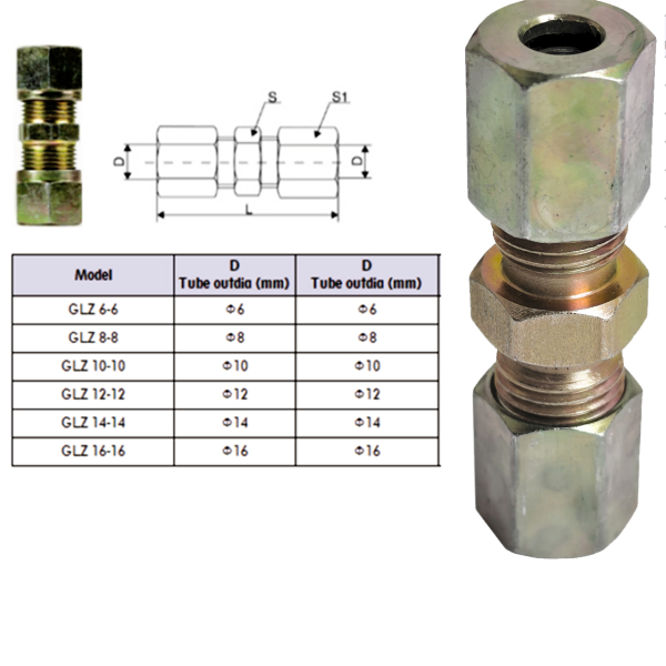 Фото - З'єднання сталеве GLZ 6-6