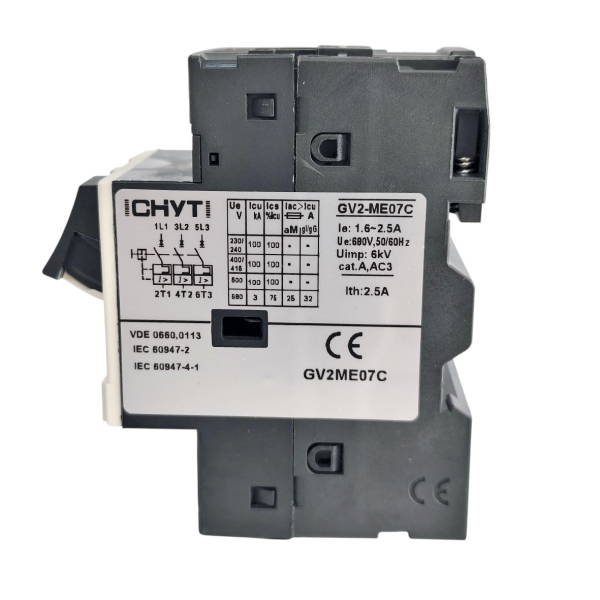 Фото - Автомат захисту двигуна GV2ME07С 1.6-2.5А