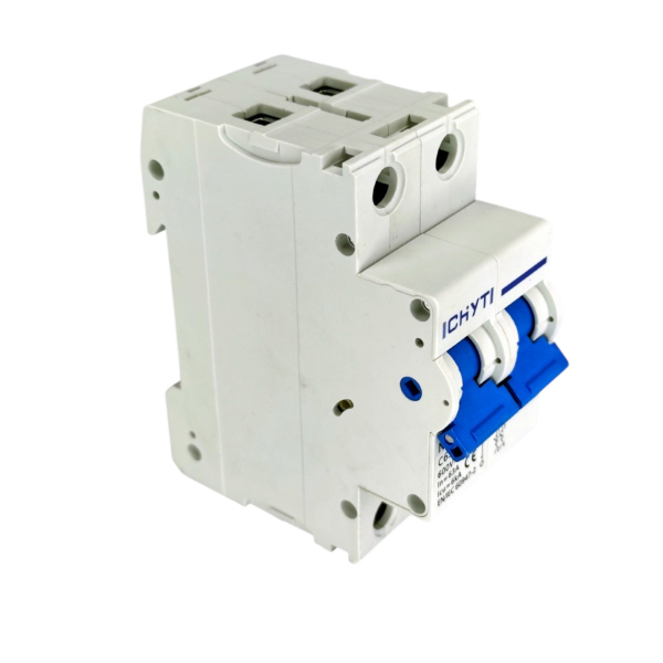 Фото - Автоматичний вимикач DC 600V 2полюса 63А DIN рейка CHYT NBL7-63
