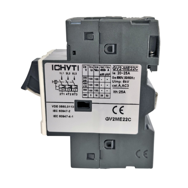 Фото - Автомат захисту двигуна GV2ME22С 20-25А