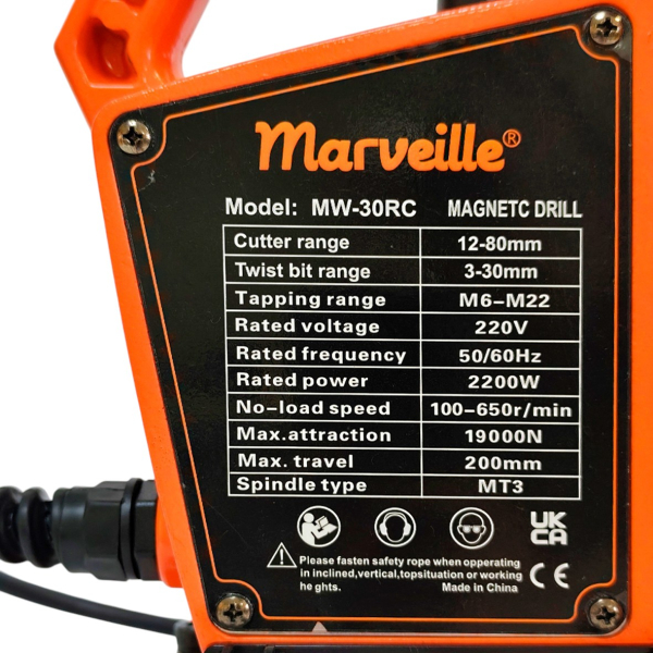 Фото - Дриль на магнітній підошві MW-30RС  2200W з поворотною підошвою