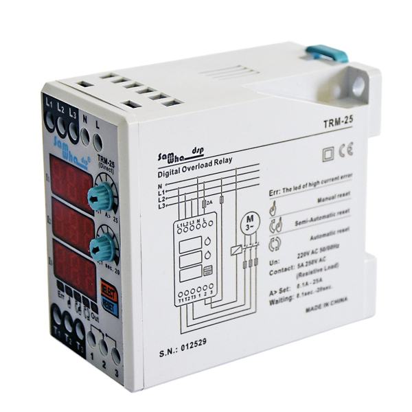 Фото - Реле захисту за струмом 3 фази TRM-25
