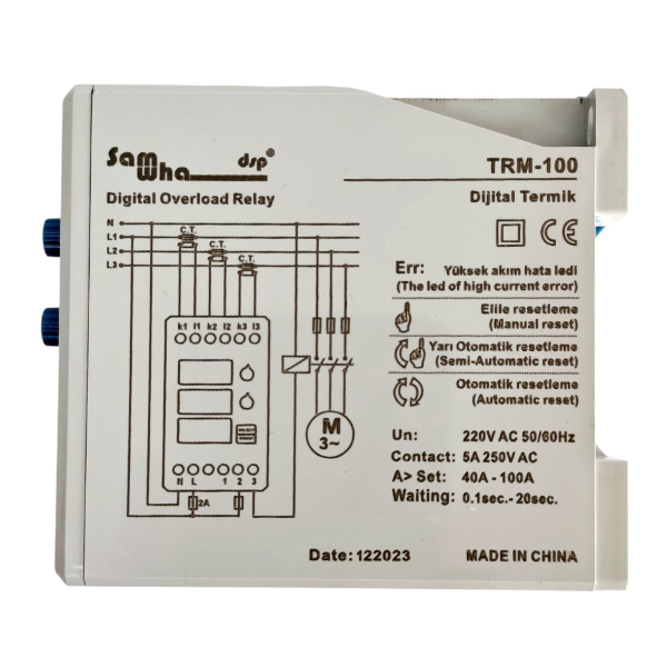 Фото - Реле захисту по струму 3 фази TRM-100