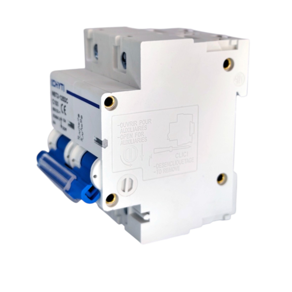 Фото - Автоматичний вимикач DC 600V 2полюса 100А DIN рейка CHYT NBT2-125DC