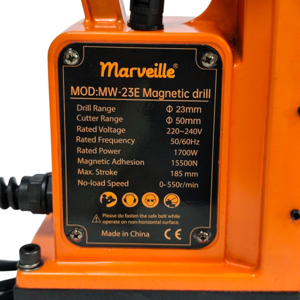 Фото - Дриль на магнітній підошві MW-23E  1500W з поворотною підошвою