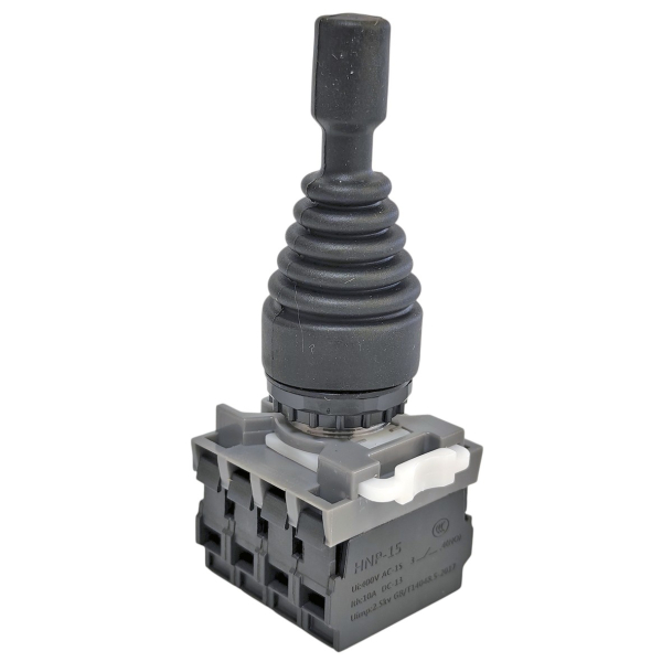 Фото - Джойстік на 4 положення HNP-AT402, одношвидкісний, врізний діам.22мм, 4NO контакти, без фіксації