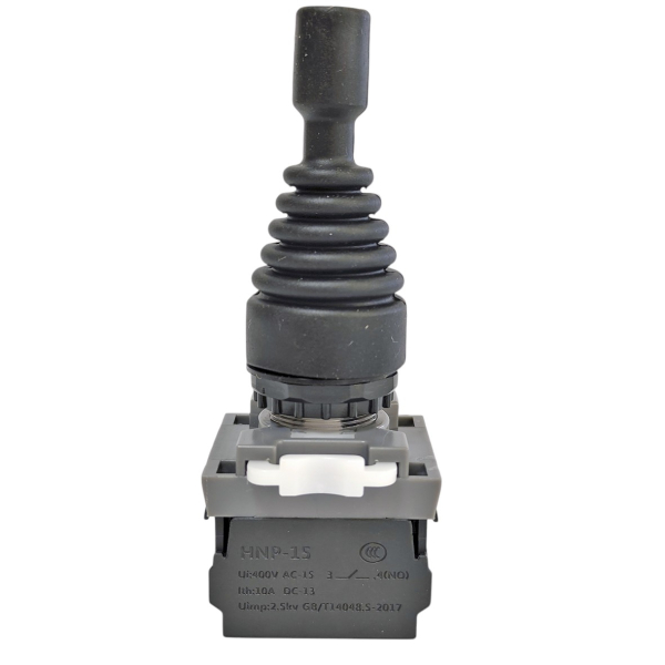 Фото - Джойстік на 4 положення HNP-AT402, одношвидкісний, врізний діам.22мм, 4NO контакти, без фіксації