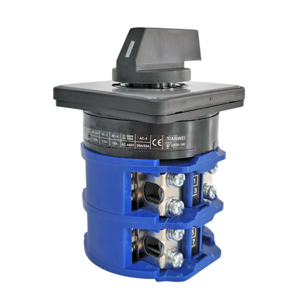 Фото - Кулачковий перемикач 3 полюси 160А 380В