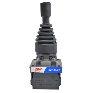 Фото - Джойстік на 4 положення HNP-AT402, одношвидкісний, врізний діам.22мм, 4NO контакти, без фіксації