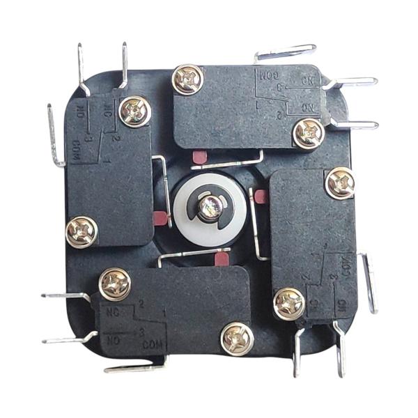 Фото - Джойстик 360° обертання HND-W402, одношвидкісний, 4NO/4NC контакти, без фіксації